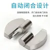 Accesorios para mamparas de acero inoxidable de baño público, bisagras de cierre automático para puertas de baños, juego de puertas plegables engrosadas para lavabos