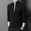 Cárdigan de Punto Grueso de Mezcla de Lana para Hombre, 500g, Moda Suelta Casual, Invierno 2025, para Hombres de Mediana Edad