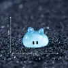 Novo produto transfronteiriço: figuras de gotas de orvalho luminosas e translúcidas, pequenos enfeites fofos, acessórios de decoração DIY, decorações de mesa para paisagens em miniatura