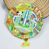 [Serie de Chongqing] Ciudad de Hot Pot de Chongqing Tridimensional Pegatinas para Nevera Rotatorias Pegatinas Magnéticas de Goma que Caen Regalos Creativos Venta al por Mayor