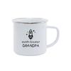 Amazon AliExpress Hot Thermal Transfer High Color Value Ceramic Enamel Cup Classic Breakfast Cup Impresso LOGO Presente