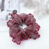 Nuevo aro de pelo de intestino grueso de hilo de seda estilo fresco grande aro de pelo de intestino grueso femenino super hada Corea del Sur hilo de seda celebridad de Internet accesorios para el cabello al por mayor
