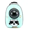 Mochila Transportadora de Animal de Estimação Cúpula Espacial Transparente com Estampa Fofa - Bolsa de Viagem Portátil Estilosa e Respirável para Gatos e Cães Pequenos