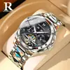 Kuaishou Transmisión en Vivo Popular Nuevo Reloj Mecánico Totalmente Automático para Hombre Resistente al Agua Luminoso Reloj de Moda Reloj para Hombre Reloj Mecánico