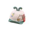 Gorra con visera para bebé de primavera y verano, gorra de béisbol de ala suave, lindo sombrero de conejo para niño, sombrero de bebé, comercio exterior M276