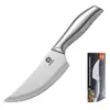 Acero Inoxidable Mango Hueco Cuchillo para Cabeza de Pescado Cuchillo Pequeño de Cocina Cuchillo Pequeño Afilado para Rebanar en Casa Asakh-No.695