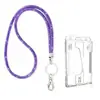 Red de Pesca Lista para Usar Insignia de Trabajo Incrustada con Diamantes Correa para el Cuello Lanyard Llavero Brillante de Fácil Extracción Lanyard Portatarjeta de Identificación
