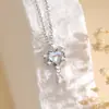 Joyería de plata Beixi plata de ley s925 encantador collar para mujer estilo ins dulce collar de lujo ligero diseño de nicho sentido de diseño celebridad de internet
