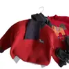 [Incluye Bufanda] Suéter de Año Nuevo para Niños Niños, Estilo Festivo de Invierno, Top con Estampado de Perro para Niños Pequeños, Camiseta Base Roja para Bebé
