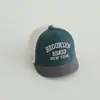 Boné de Bebê de Aba Curta Estilo Japonês com Tela Nova Moda Letra Sunshade de Baseball Nova York para Crianças