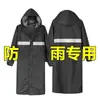 Impermeable de cuerpo entero elegante, largo y grueso, para lluvia de disturbios, impermeable para exteriores, ciclismo, senderismo, impermeable grueso para adultos, mujer