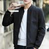 Jaqueta masculina de primavera e outono atacado casaco gola alta estudantes masculinos tendência jovem jaqueta fina bonita moda