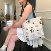 Atacado de Fábrica Bolsa Escolar de Desenho Animado para Estudantes 2025 Nova Bolsa de Ombro de Grande Capacidade Bolsa de Lona Fofa Bolsa de Mão