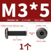 Tornillos para Muebles de Acero Inoxidable 304 Negros con Cabezas Planas Grandes, Allen, Cabezas Redondas, Tornillos de Borde Biselado y Pernos para Contrachapado
