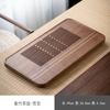 Bandeja de Té Natural de Bambú Pesado para Uso Doméstico, Mesa de Té con Cajón de Almacenamiento de Agua, Bandeja Kung Fu Drenante de Agua de Madera Maciza, Tamaño Pequeño, Nuevo Modelo 2024