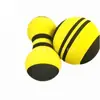 Pelota de Yoga de Espuma EVA Rayas de Colores Pelota Masajeador Muscular de Espuma Pelota Cacahuete de Esponja Se Puede Imprimir con Logo