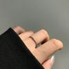 Anillo de Plata 925 Yintai Vintage Didi Rebotante Moda Femenina Moda Femenina Distintivo Apertura Retorcida Anillo de Viento Frío Moderno