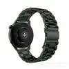 Para huawei gt samsung apple iwatch correa de reloj de metal universal tres acero inoxidable tres perlas correa S8S9