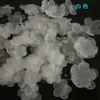 Pedaços de Flores de Gaze com Borda Queimada de Organza DIY, Flores Artesanais com Borda Queimada, Roupas de Bebê e Acessórios de Casamento, Flores Estéreo Transparentes
