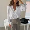 Camisa de manga comprida estilo francês para mulheres, nova coleção primavera/outono, versátil e adequada para o trabalho