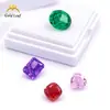 Diamante de alto carbono lapidação gelo, sortimento redondo branco e colorido, atacado de pedras soltas do fabricante, zircônia cúbica sintética