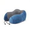 Almohada Cervical de Espuma Viscoelástica con Logo Personalizado, Almohada Exclusiva Transfronteriza en Forma de U, Almohada para Siesta en la Oficina, Almohada Cervical para Avión, Almohada para la Columna Cervical