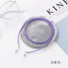 Cadena para Gafas Personalizada de 2 mm, para Colgar en el Cuello, Cuerda Anticaída para Gafas, Antiperdida de Gafas, Joyería Transfronteriza Europea y Americana, Accesorios de Cuerda de Cuero Coloridos