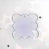 Una Variedad de Guka en Blanco Redondo Corazón Pegamento de Crema Hecho a Mano DIY Llavero Decorativo Joyería Acrílico