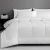 Enchimento de Edredom Específico para Hotel, Tecido Anti-Penas, Enchimento de Edredom Branco Puro, Peça Única, Roupa de Cama para Pousadas, Personalizável, Amostras Disponíveis
