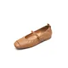 Zapatos planos súper suaves talla grande 34-43 modelo nuevo 2025 zapatos Mary Jane planos para mujer calzado versátil para mujer