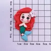 Pegatinas Lindas de Dibujos Animados de Princesa de Goma Suave de PVC Accesorios para Funda de Teléfono Amuletos para Zapatos Decoraciones para Zapatos Accesorios de Bricolaje