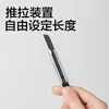 Cuchillo de Utilidad Deli 2053H Cortador de Papel Hoja de Acero Aleado Cuchillo para Papel Tapiz Abrecajas Cuchillo Pequeño Resistente a la Corrosión