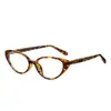 Armazón de gafas retro ojo de gato de acetato imitación, lente plana, para mujer 88014, aspecto natural, estilo Chanel, gafas de prescripción anti-luz azul para Instagram