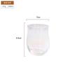 Tulipa presente cristal copo vertical nervurado coquetel copo suco copo vinho terno criativo fábrica fornecimento direto