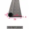 Tira de obturación de agua de caucho para empotrar, tira de sellado tipo P, sello de agua tipo B para compuertas de ingeniería hidráulica, cinta de obturación de agua tipo P doble