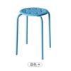 Taburete de Plástico Engrosado para Restaurante Apilable, Mesa de Comedor Moderna Simple, Patas de Hierro, Taburete Individual, Banco, Silla Pequeña, Taburete Redondo para Uso Doméstico