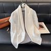 Novo Lenço de Algodão Tengsilk da Primavera Moda Clássica Vento de Marca Grande Lenço Quadrado Grande Xale Feminino Lenço com Sensação de Alto Padrão Feminino Atacado