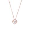 Collar elegante, geométrico, sencillo, de plata esterlina 999, de lujo, estilo europeo y americano, con diseño para mujer, estilo popular en Internet, cadena para suéter que combina con todo.