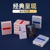 Wpt Juego de Cartas de Póker Texas Hold'Em Especial Plástico Carta Ancha Carácter Grande Impermeable Anti-Pliegue Resistente al Desgaste Pvc Mate