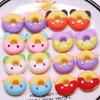 Nuevos accesorios de resina mate de Mickey y Minnie Donuts para jugar con comida, funda para teléfono DIY, caja de almacenamiento, accesorios