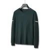 Otoño e Invierno 2024 Estilo Hong Kong para Hombre Cuello Redondo Holgado Cómodo Anti-arrugas Colgante Sudadera Casual Todo-partido Top de Cuello Redondo Ropa para Hombre