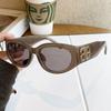 Nuevas Gafas de Sol Populares Europeas y Americanas 2025 para Mujer de Gama Alta Versátiles Moda Doble B Polarizadas Ojo de Gato Tendencia