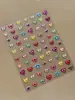 Adesivos para Nail Art Padrão Formiga Coloridos Dopamina Coração Tridimensional Fofo Doce Superfície de Gelatina Adesivos Yt8712