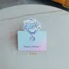 Buquê de Flores Tridimensional, Cartão de Cumprimentos Criativo, Desejos de Aniversário da Floricultura, Cartão com Mensagem Simples, Cartão de Agradecimento para o Dia dos Namorados