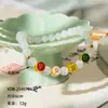 Pulsera de Cuentas de Paz y Alegría, Pulsera de Joyería Retro de Lujo Ligero de Gama Alta, Pulsera de Cuentas Versátil de Diseño de Nicho para Mujer