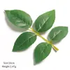 Planta artificial folhas de rosa diy pendente de parede artificial acessórios de planta flor artificial folhas falsas venda quente Amazon