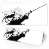 Alfombrilla de Ratón para Ordenador Extra Grande, Alfombrilla de Escritorio, Alfombrilla para Juegos, Estilo Simple, Minimalista, Antideslizante, Resistente al Desgaste, Pintura a Tinta de Paisaje de Anime