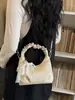 Bolso de Nube de Color Sólido Elegante de Alta Apariencia 2026 Verano Nuevo de Moda Tendencia Personalidad Trendy Ins Bolso Cruzado con Cadena