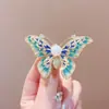 Broche de mariposa de esmalte de alta gama perla moda traje abrigo pin accesorios moda nacional lujo insecto corsage mujer