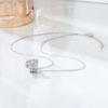 Collar de hueso de serpiente estilo europeo y americano plata esterlina s925 cadena clavicular con forma de serpiente moda diseño de lujo ligero versátil joyería de plata al por mayor